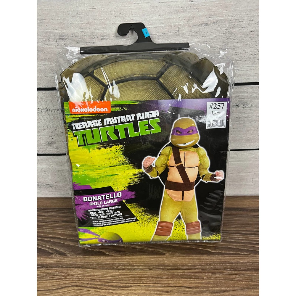 New Boy's Teenage Mutant Ninja Turtles Donatello Costume - Large (12/14)